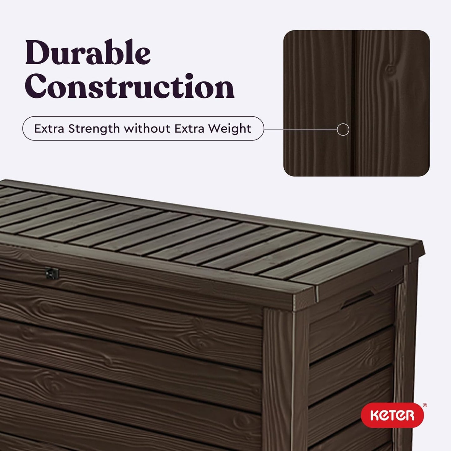 Keter Westwood 150 Gallon Deck Box Organizer